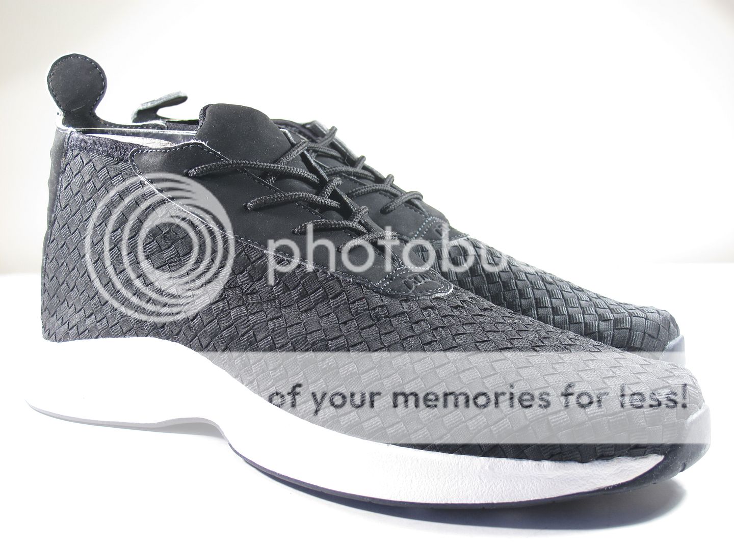 DS NIKE 2002 AIR WOVEN HTM BOOTS 305148 011 BLACK 12 DUNK FORCE